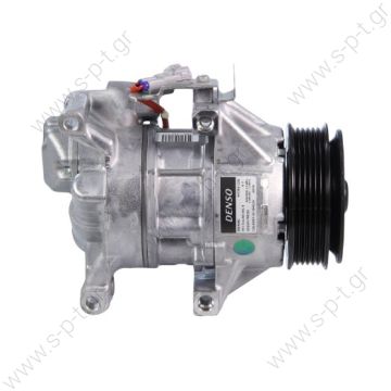 447260-1506  ΣΥΜΠΙΕΣΤΗΣ TOYOTA YARIS VVTI 1000cc 2006    ΚΟΜΠΡΕΣΕΡ AC DENSO TOYOTA YARIS   COMPRESSOR TOYOTA  88310-0D200   5SER09C  DENSO DCP50240    Description YARIS COMPRESSOR,NEW, N-DENSO TOYOTA YARIS 5SER09C 8/05 ON - 