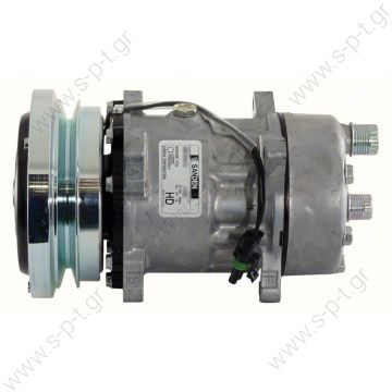 40405285   COMPRESSOR,NEW, SANDEN 12V CATERPILLAR, U4661 1-A 138MM, REAR ORING, DUST COVER Caterpillar 1149484 - 3602390 - 4480 - 4661 Sanden Compressor # 4661 4480 Farm & Off-Road - 