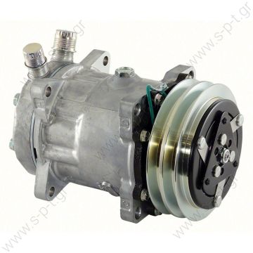 8017 ΣΥΜΠΙΕΣΤΗΣ SANDEN SD7H15 132A2 24V V-OR   4663 Compressor Series SD7 / Type SD7H15 Sanden Universal Compressor # 4741 COMPRESSOR,SANDEN,8042-7H15 24V 132MM 2-A, R134A VERT O-RING STEEL ARMATURE - 