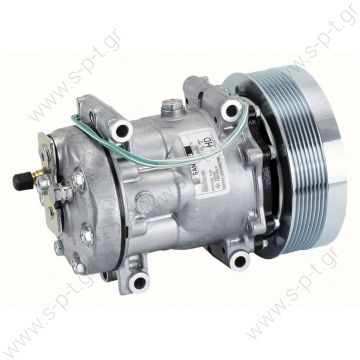 40405268 183-5106  ΣΥΜΠΙΕΣΤΗΣ CASE IH SANDEN SD7H15 14V 152PV8   955C 963C 930H 990H    Sanden Compressor # 4840 4302 CATERPILLAR OEM# 183-5106  Compressors  CATERPILLAR 183-5106 (1835106), Compressor, air conditioning - 