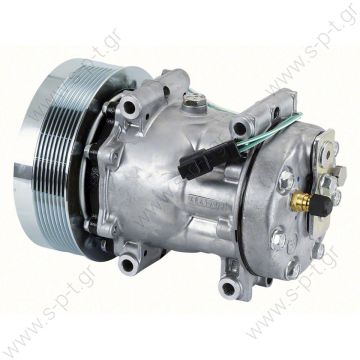 40405268 183-5106  ΣΥΜΠΙΕΣΤΗΣ CASE IH SANDEN SD7H15 14V 152PV8   955C 963C 930H 990H    Sanden Compressor # 4840 4302 CATERPILLAR OEM# 183-5106  Compressors  CATERPILLAR 183-5106 (1835106), Compressor, air conditioning - 