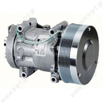 40405268 183-5106  ΣΥΜΠΙΕΣΤΗΣ CASE IH SANDEN SD7H15 14V 152PV8   955C 963C 930H 990H    Sanden Compressor # 4840 4302 CATERPILLAR OEM# 183-5106  Compressors  CATERPILLAR 183-5106 (1835106), Compressor, air conditioning - 
