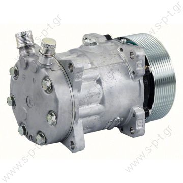 8035 Compressor Sanden SH7H15 , 24V For driver's A/C Citaro / Konvekta  Compressor Sanden, Mercedes Citaro, PV10, 24v    Ref.:  A0008353003 , A0008352603 , B13AA1222 - 