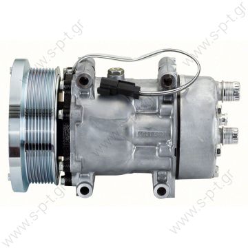 40405236   ΚΟΜΠΡΕΣΕΡ A/C     ΣΥΜΠΙΕΣΤΗΣ CLAAS SANDEN SD7H15 12V 133PV8    Sanden Compressor # 4813 4498 CATERPILLAR OEM# 178-9570 Compressors > Earthmoving & farm machines > Caterpillar  40405236  1780782 - 1789570 - 4498 - 4813 - 7963460  - 