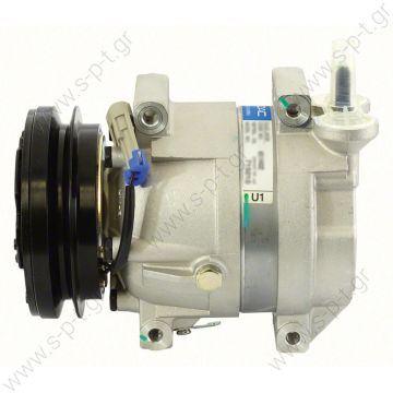 68298  ΣΥΜΠΙΕΣΤΗΣ DAEWOO-CHEVROLET LANOS    DAEWOO MODEL - LANOS 1.4,1.5,1.6 97 - Compressor - HARRISON COMPRESSOR,NEW, DELPHI V5 DAEWOO LANOS KD-KL 4-BOLT R134A 15-1600 - 