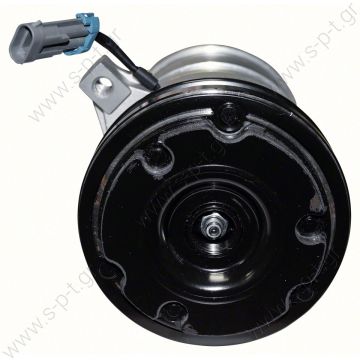 ΣΥΜΠΙΕΣΤΗΣ DELPHI HR6   COMPRESSOR, NEW, DELPHI, KOMATSU WB975, WB97R MANITOU FORKLIFT HR6, 12V, 1A NISU 1136608 ER191178  COMPRESSOR DELPHI (HARRISON) OEM - 205A99 TYPE : HR6 - 
