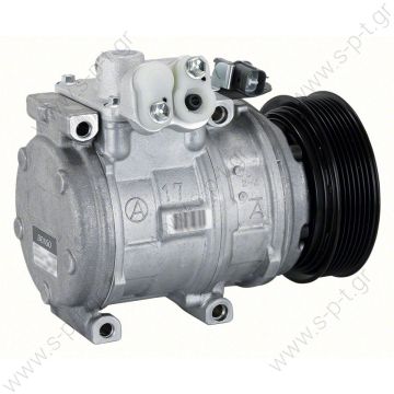 COMPRESSOR, LAND ROVER DEFENDER/DISCOVERY 2 TD5 N-DENSO 10PA17C, 06/98-04/07 TD5 2.5TD 125MM 7PV - 