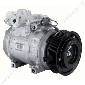 COMPRESSOR, LAND ROVER DEFENDER/DISCOVERY 2 TD5 N-DENSO 10PA17C, 06/98-04/07 TD5 2.5TD 125MM 7PV - 