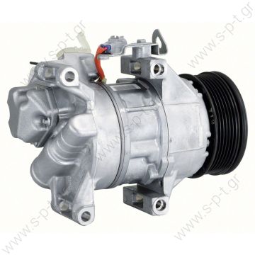 447260-1506  ΣΥΜΠΙΕΣΤΗΣ TOYOTA YARIS VVTI 1000cc 2006    ΚΟΜΠΡΕΣΕΡ AC DENSO TOYOTA YARIS   COMPRESSOR TOYOTA  88310-0D200   5SER09C  DENSO DCP50240    Description YARIS COMPRESSOR,NEW, N-DENSO TOYOTA YARIS 5SER09C 8/05 ON - 
