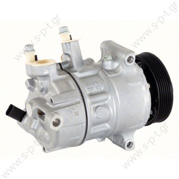 98885 (97885)  ΚΟΜΠΡΕΣΕΡ A/C VAG   COMPRESSOR,NEW, SANDEN    1K0820803H VOLKSWAGEN GOLF / CADDY / TOURAN 6PK 110MM PXE16-1615, PXE16-1601, PXE16-8675 OE : 1K0 820 803G - 