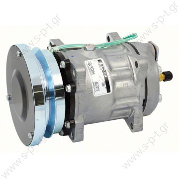 40405145   ΣΥΜΠΙΕΣΤΗΣ CATERPILLAR 24V SD7H15 138 A1 24V   SANDEN 4468  SANDEN,4608-7H15 24 V 140MM 1-A, R134A REAR GM PAD ,D/C CAT Caterpillar 1011759 - 1343997 - 2021759 - 3E1906 - 3E3658 - 4468 - 4604 - 7984 - 7T8600 - 8064 CATERPILLAR OEM# 3E-1908
