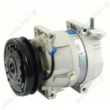 68298  ΣΥΜΠΙΕΣΤΗΣ DAEWOO-CHEVROLET LANOS    DAEWOO MODEL - LANOS 1.4,1.5,1.6 97 - Compressor - HARRISON COMPRESSOR,NEW, DELPHI V5 DAEWOO LANOS KD-KL 4-BOLT R134A 15-1600