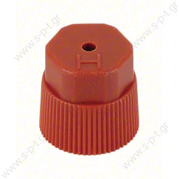 ΑΝΤΑΛΛΑΚΤΙΚΟ ΚΑΠΑΚΙ ADAPTOR 58.50006 CAP, SERVICE VALVE, R134A,RED, DISCHARGE FITTING PACK OF 6