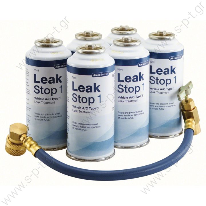 ΣΤΕΓΑΝΟΠΟΙΗΤΙΚΟ ΔΙΑΡΡΟΩΝ ΣΥΣΤΗΜΑΤΟΣ A/C      SEALER, SYSTEM LEAK TREATMENT LEAK STOP1 (6 PACK WITH TAP AND HOSE)