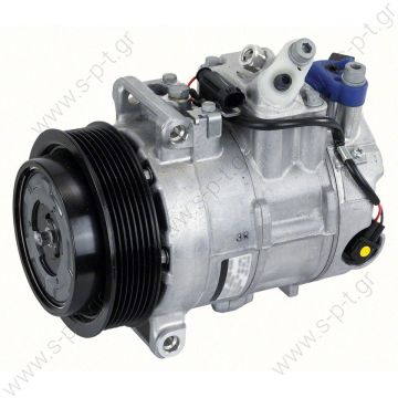 DCP17038, DENSO  ΚΟΜΠΡΕΣΕΡ Α/C MERCEDES   MERCEDES BENZ  N-DENSO,6SEU16C MERCEDES W211, E200 4/06-3/09 E CLASS KOMPRESSOR 7PK, 120MM    0012305511  8070   447180-9710  7SEU17C; 120 mm; PV7; 12V; V / V45 °; ND8; 120-150cc; Mercedes W; DCP17038 