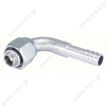 ΓΩΝΙΑ 90º 6-8-10-12mm O-ring 90° Θηλυκό  FITTING, FOR-BB, 90D-10, 14-UNF ALUMINIUM