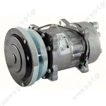 40405285   COMPRESSOR,NEW, SANDEN 12V CATERPILLAR, U4661 1-A 138MM, REAR ORING, DUST COVER Caterpillar 1149484 - 3602390 - 4480 - 4661 Sanden Compressor # 4661 4480 Farm & Off-Road