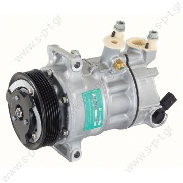 98885 (97885)  ΚΟΜΠΡΕΣΕΡ A/C VAG   COMPRESSOR,NEW, SANDEN    1K0820803H VOLKSWAGEN GOLF / CADDY / TOURAN 6PK 110MM PXE16-1615, PXE16-1601, PXE16-8675 OE : 1K0 820 803G - 