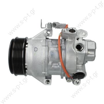 447260-1506  ΣΥΜΠΙΕΣΤΗΣ TOYOTA YARIS VVTI 1000cc 2006    ΚΟΜΠΡΕΣΕΡ AC DENSO TOYOTA YARIS   COMPRESSOR TOYOTA  88310-0D200   5SER09C  DENSO DCP50240    Description YARIS COMPRESSOR,NEW, N-DENSO TOYOTA YARIS 5SER09C 8/05 ON - 
