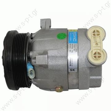 DLTSP0155095  DELPHI ΚΟΜΠΡΕΣΕΡ A/C   ΣΥΜΠΙΕΣΤΗΣ   DAEWOO MODEL - LEGANZA, NUBIRA; 1.6,2.0; 97 - COMPRESSOR NEW No Original 96190641/96293317/96293323/96394698 Power supply	12 V Manufacturer	Harrison Pulley diameter [mm]	127 Number CP	6 - 