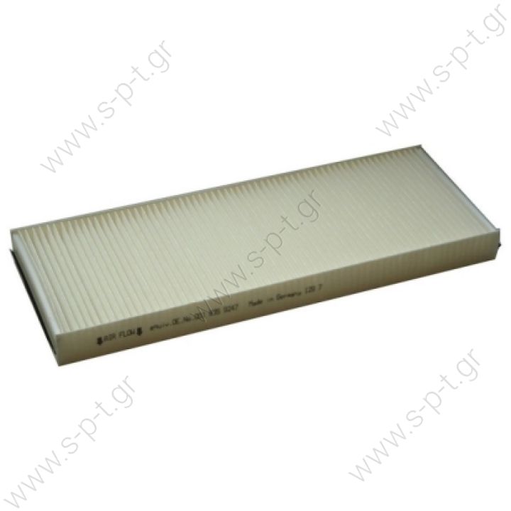 ΦΙΛΤΡΑ ΚΑΜΠΙΝΑΣ SETRA BR400 (AQUASHERE) A 001 835 62 47   277x117x13mm    BR400 (415HD/HDH - 416HDH - 417HDH- 431DT)   Filter for Evobus 280x117x13mm # 2 Top Class 400S / 431DT Spheros Aquasphere product features	 name./Ref .: A 001 835 62 47 