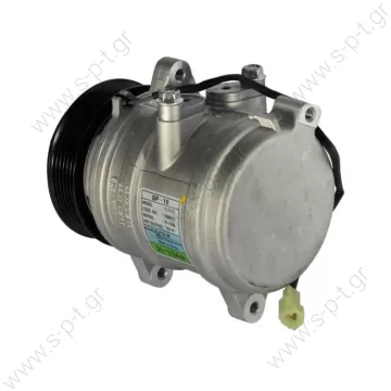40420009 DELPHI ΚΟΜΠΡΕΣΕΡ A/C  HARRISON SP10 PV6 12V   SP 10 12V 105mm Poly-V 6 Denso SP10 Delphi Compressor OEM# 22E-979-1110 3541139M91   KOMATSU : 22E9791110 LANDINI : 3541139M91, 717638 MASSEY FERGUSON : 3541139M91 MERLO : 040654 ZETOR : 16372954  - 