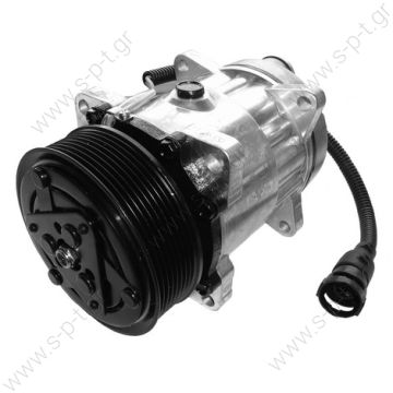 68218 (67218)8120 Compressor A / C Sanden SD7H15; 119 mm; PV8; 24V; H; Daf 95     COMPRESSOR NEW Compressor Sanden Fix R134a SD7H15     DAF : 1387322       Description 95XF, 85CF  OE: 1387322 - 1405137 - 1655564 - 1816774 - 8120 - 8129 - 