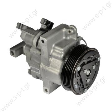 98908 (97908) CITROEN / TOYOTA MODEL - C1/AYGO (1.0)  ΚΟΜΠΡΕΣΣΕΡ A/C  DCP21601-PEK317 CITROEN C1, PEUGEOT 107, TOYOTA AYGO 1.4 HDi     , 6453RK - 883100H020   CITROËN 6453RJ, PEUGEOT 6453RJ, TOYOTA   883100H010   - 