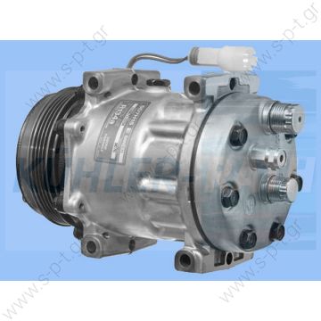 SD7H15-8076 ΚΟΜΠΡΕΣΣΕΡ  SANDEN  LAND ROVER DEFENDER MODEL-(2.5 TD5) 112MM PK - 4    LAND ROVER OE No.	JPB101200  	SANDEN 12 V  112  4 PV  Oil  PAG 100  - 