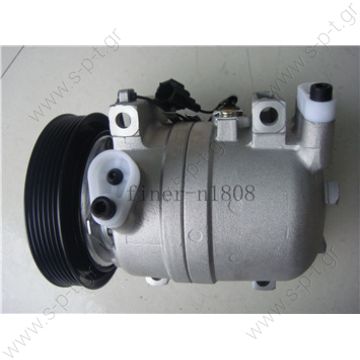 68446 (67446) MODEL NISSAN - ALMERA I (1.6) PRIMERA P11 (1.6) Compressor - CALSONIC MODEL - CR14 DIAMETER WHEEL - 138mm NUMBER PK - 4   No Original	92600-2J205/92600-2J004/92600-2J005/92600-2J205 ,84834-45010/92600-2J201 / 92600-2J203 / 92600-2J204 /   - 