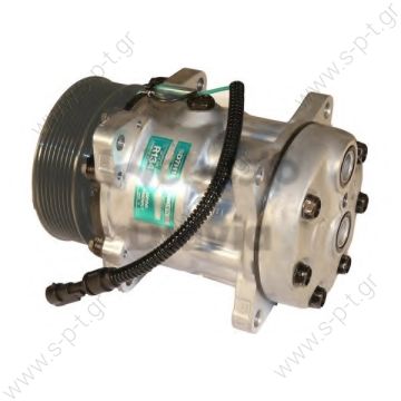 68218 (67218)8120 Compressor A / C Sanden SD7H15; 119 mm; PV8; 24V; H; Daf 95     COMPRESSOR NEW Compressor Sanden Fix R134a SD7H15     DAF : 1387322       Description 95XF, 85CF  OE: 1387322 - 1405137 - 1655564 - 1816774 - 8120 - 8129 - 