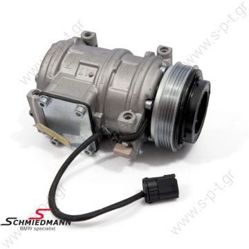 98922 COMPRESSOR NEW  BMW OE No.	64528385918 / 64528387983, 64526904016 / 64526911348 / 64528367983  /  	DENSO Application	BMW E36 (750i) Compressor	DENSO 10PA17C Voltage	12 V Pulley wheel diameter [mm] (measured on grooves)	115 Number of grooves	6 - 