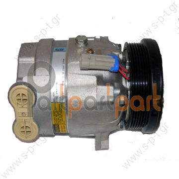 DLTSP0155095  DELPHI ΚΟΜΠΡΕΣΕΡ A/C   ΣΥΜΠΙΕΣΤΗΣ   DAEWOO MODEL - LEGANZA, NUBIRA; 1.6,2.0; 97 - COMPRESSOR NEW No Original 96190641/96293317/96293323/96394698 Power supply	12 V Manufacturer	Harrison Pulley diameter [mm]	127 Number CP	6 - 