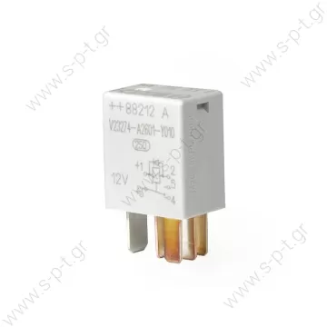 0332207304  BOSCH  0332207304 - ΡΕΛΕ  ΜΙΚΡΟ 12V 5 επαφές 30/20A διπλής ενεργειας  Micro Relay 12V 20A Change Over + Diode  Electric  Relay  0332207304  CONTACT BIDIRECTIONNEL 12V Bosch 0332207304 Relay  0332-207-304 Relay 12V 20A 5 Pins  - 