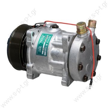 8028   8086    7890  SANDEN  R134  ΚΟΜΠΡΕΣΕΡ  NEW  HOLLAND   TM   TV 60      ΣΥΜΠΙΕΣΤΗΣ SANDEN SD7H15 119PV8 12V V-OR    ΚΟΜΠΡΕΣΕΡ   SD7H15 78566 Compressor - SANDEN MODEL - 7H15 NUM CLUTCH 8PK 119MM APPLICATIONS UNIVERSAL V-ORING 12V R134A - 