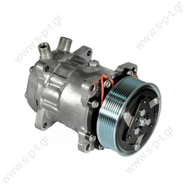 8028   8086    7890  SANDEN  R134  ΚΟΜΠΡΕΣΕΡ  NEW  HOLLAND   TM   TV 60      ΣΥΜΠΙΕΣΤΗΣ SANDEN SD7H15 119PV8 12V V-OR    ΚΟΜΠΡΕΣΕΡ   SD7H15 78566 Compressor - SANDEN MODEL - 7H15 NUM CLUTCH 8PK 119MM APPLICATIONS UNIVERSAL V-ORING 12V R134A - 