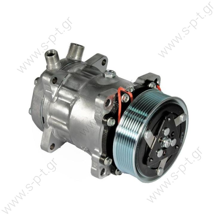 8028   8086    7890  SANDEN  R134  ΚΟΜΠΡΕΣΕΡ  NEW  HOLLAND   TM   TV 60      ΣΥΜΠΙΕΣΤΗΣ SANDEN SD7H15 119PV8 12V V-OR    ΚΟΜΠΡΕΣΕΡ   SD7H15 78566 Compressor - SANDEN MODEL - 7H15 NUM CLUTCH 8PK 119MM APPLICATIONS UNIVERSAL V-ORING 12V R134A