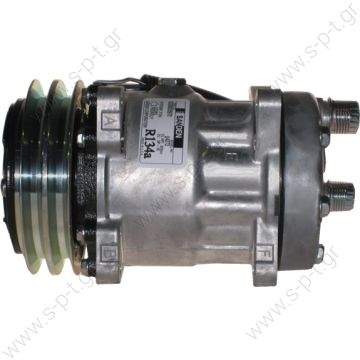 SANDEN U4272 ΣΥΜΠΙΕΣΤΗΣ SANDEN SD7H15 132A2 24V H-OR 4272  ΚΟΜΠΡΕΣΣΕΡ   KOMPRESOR SD7H15 MODEL  GENUINE SANDEN SD7H15 MODEL 4272 (7-CYLINDER) COMPRESSOR (155CC). - 