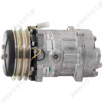 SANDEN 8045 Off Road Volvo OEM# 11104419  Volvo BM / Construction Equipmen 24V  L 110 E, L 120 E L 150 E	01.99-    L 180 E, L 220 E	01.99-	COMPRESSOR, NEW,SANDEN SD7 2A 24V, VOLVO CONSTRUCTION NISU     - 