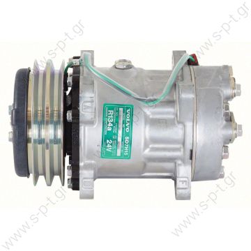 SANDEN 8045 Off Road Volvo OEM# 11104419  Volvo BM / Construction Equipmen 24V  L 110 E, L 120 E L 150 E	01.99-    L 180 E, L 220 E	01.99-	COMPRESSOR, NEW,SANDEN SD7 2A 24V, VOLVO CONSTRUCTION NISU     SANDEN 8045 Off Road Volvo OEM# 11104419  Volvo BM / Construction Equipmen 24V  L 110 E, L 120 E L 150 E	01.99-    L 180 E, L 220 E	01.99-	COMPRESSOR, NEW,SANDEN SD7 2A 24V, VOLVO CONSTRUCTION NISU