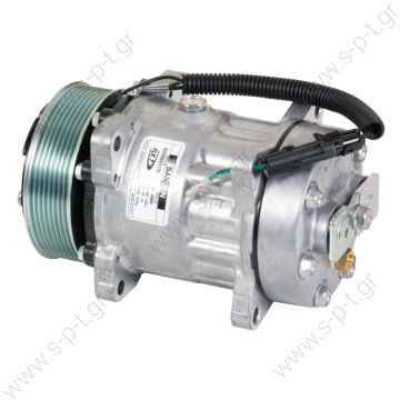 4864 KOMPRESOR SD7H15 MODEL - SD4864 PULLEY - 119MM BELT - 8PK   SD7H15 	12 V  	Priemer remenice	123 mm  	Typ remenice	Poly-V  	Počet drážok remenice	8  	Smer vývodov	Horizontál - 