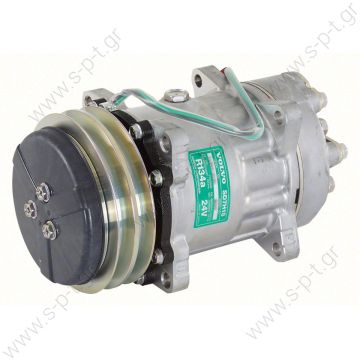 SANDEN 8045 Off Road Volvo OEM# 11104419  Volvo BM / Construction Equipmen 24V  L 110 E, L 120 E L 150 E	01.99-    L 180 E, L 220 E	01.99-	COMPRESSOR, NEW,SANDEN SD7 2A 24V, VOLVO CONSTRUCTION NISU     - 