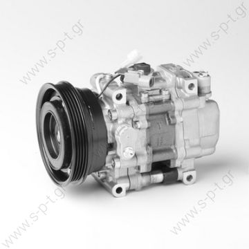 40440005 FIAT Bravo-a 1.6 16v   544071000  46438576  Compressor Denso complete TSP0155319 Compressor A / C Denso TV12SC; 125 mm; PV4; 12V; H / W; Fiat Brava; Bravo; Marea; Lancia Dedra; delta - 