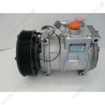 447100-2380  DCP99510, DENSO   ΚΟΜΠΡΕΣΕΡ A/C ΤΡΑΚΤΕΡ- ΜΗΧΑΝΗΜΑΤΩΝ    CONSTRUCTION EQUIPMENT, AGRICULTURA Denso Compressor & Clutch John Deere OEM# RE46609   COMPRESSOR, N-DENSO 10PA17C JOHN DEERE, 12V 145MM 8PV R134A, DUST COVER  - 