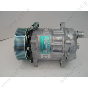 8085 5800063 68220 ΣΥΜΠΙΕΣΤΗΣ SANDEN SD7H15    Compressor SD7H15 Compressor - SANDEN MODEL - Sanden Compressor Series: SD7H15 Mount: Ear Clutch: 8gr, 24V Diameter: 119mm Belt Size: Fittings: Horizontal #8 x #10 (3/4″ x 7/8″) Head: KG Sanden model: 4765 - 