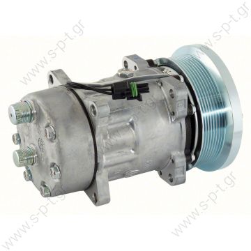 4637    COMPRESSOR,SANDEN, NEW HOLLAND U4637 7H15 12V 125mm 8V, R134a REAR O-RING ULTRA HEAVY DUTY    KOMPRESOR SD7H15 SANDEN COMPRESSOR UNIVERSAL MODEL - SD4637  Sanden 4637 OEM# 501-281A - 