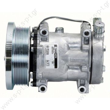 40405378 Compressors  Caterpillar OE: 4698 - AG522391 - RE68372 COMPRESSOR, SANDEN SD7H15 4698 LIEBHERR, 12V 133mm 8PV R134a VERT O-RING, DIRECT MOUNT NCSU   - 