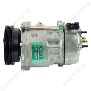 40430264 VW Bora   ΚΟΜΠΡΕΣΕΡ A/C  SANDEN      Compressor Sanden variable SD7V16    OE: 1076012 - 1080 - 1111419 - 1206 - 1215 - 1221 - 1226 - 1231 - 1233 - 1245 - 1278 - 1283 - 1J00820803A - 1J00820805 - 1J0820803 - 1J0820803A - 1J0820803B  - 