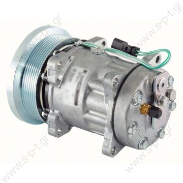 40405231  ΣΥΜΠΙΕΣΤΗΣ CATERPILLAR 24V SD7H15 138 PV8  24V    COMPRESSOR, NEW, SANDEN 7H15, CATERPILLAR, U4726 24V 8PV 133mm, REAR PAD NCSU  Fix R134a Sanden 4487 CATERPILLAR 141-9676   OEM  1149487 - 1416155 - 1419616 - 1769676 - 2180234 - 4487 - 4726   - 