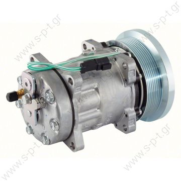 40405231  ΣΥΜΠΙΕΣΤΗΣ CATERPILLAR 24V SD7H15 138 PV8  24V    COMPRESSOR, NEW, SANDEN 7H15, CATERPILLAR, U4726 24V 8PV 133mm, REAR PAD NCSU  Fix R134a Sanden 4487 CATERPILLAR 141-9676   OEM  1149487 - 1416155 - 1419616 - 1769676 - 2180234 - 4487 - 4726   - 